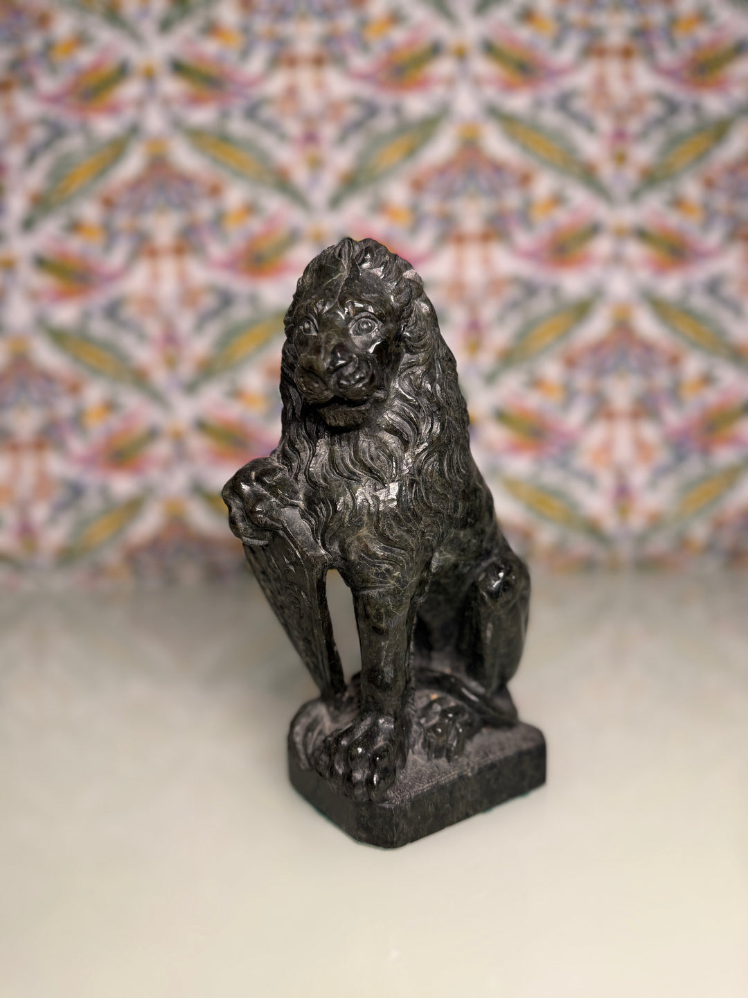 20th c. Marble Lion