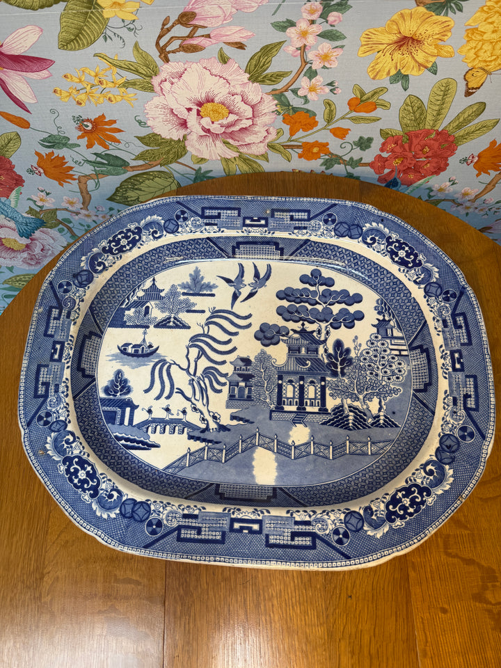 Blue and White Large Platter
