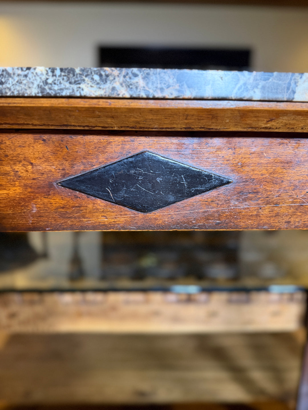 Marble Top Console Table