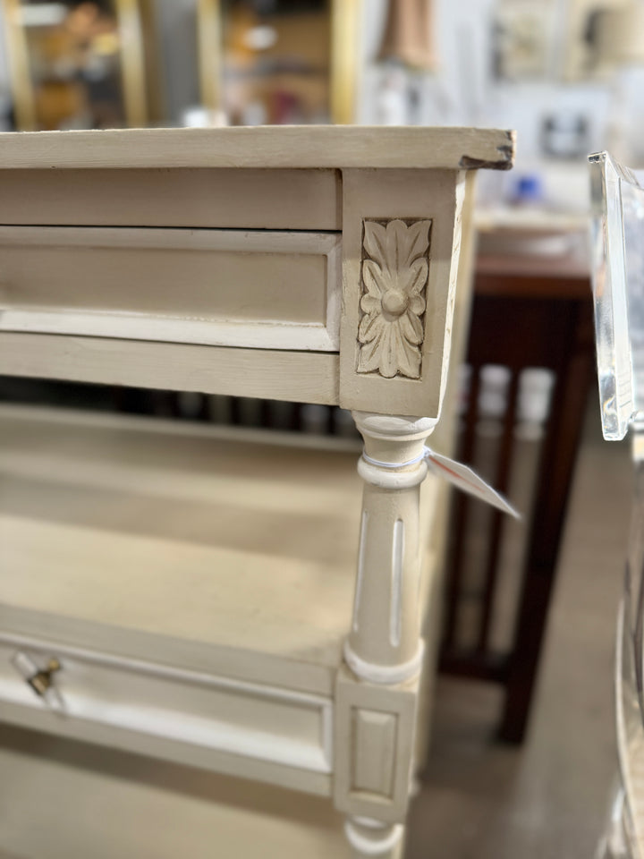 White Console Table