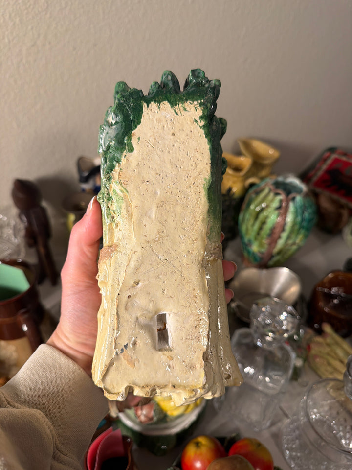 Majolica Asparagus Bundle Figurine