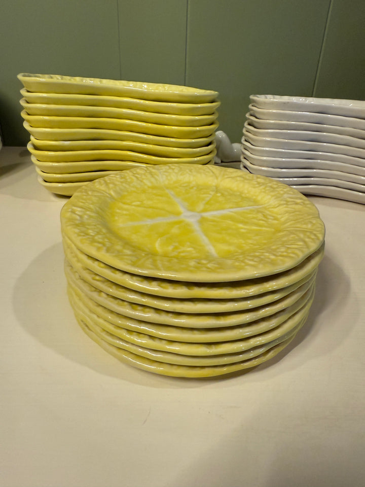 Secla Yellow Salad Plates (8)