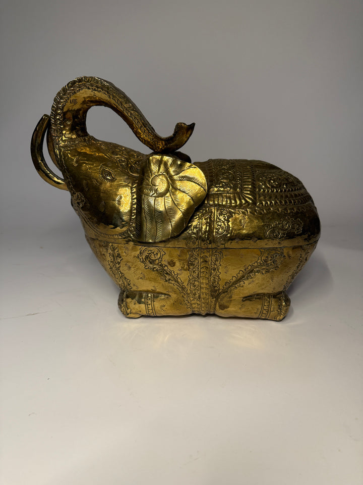 Brass Elephant Box