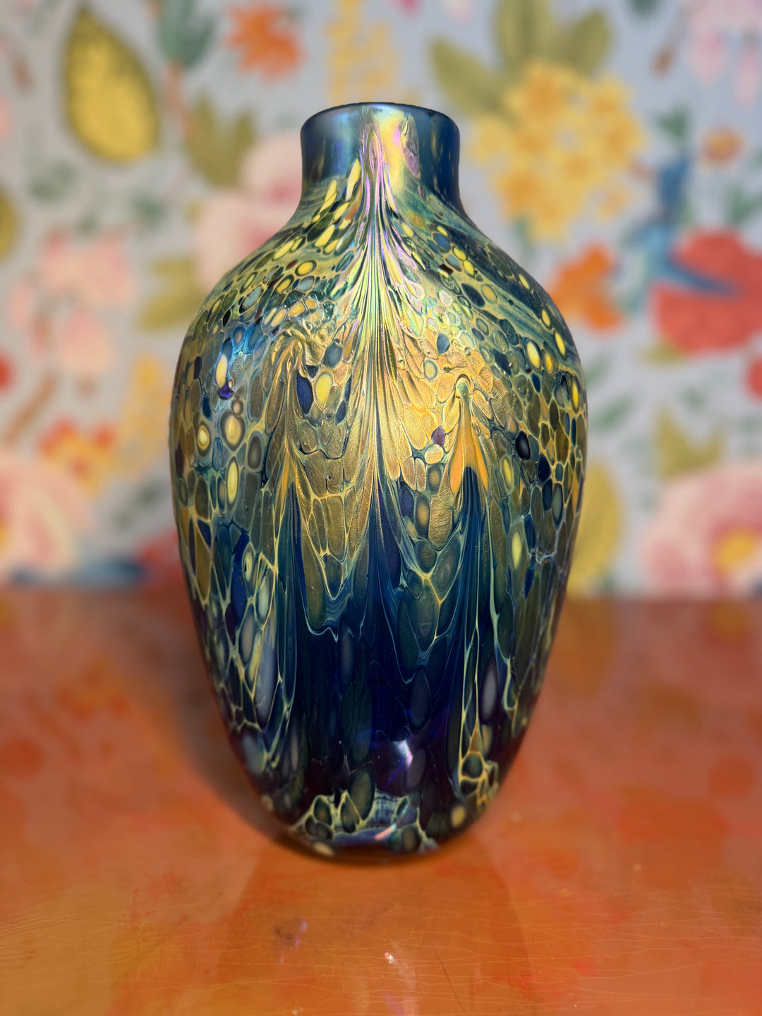 Brioni Iridescent Glass Vase