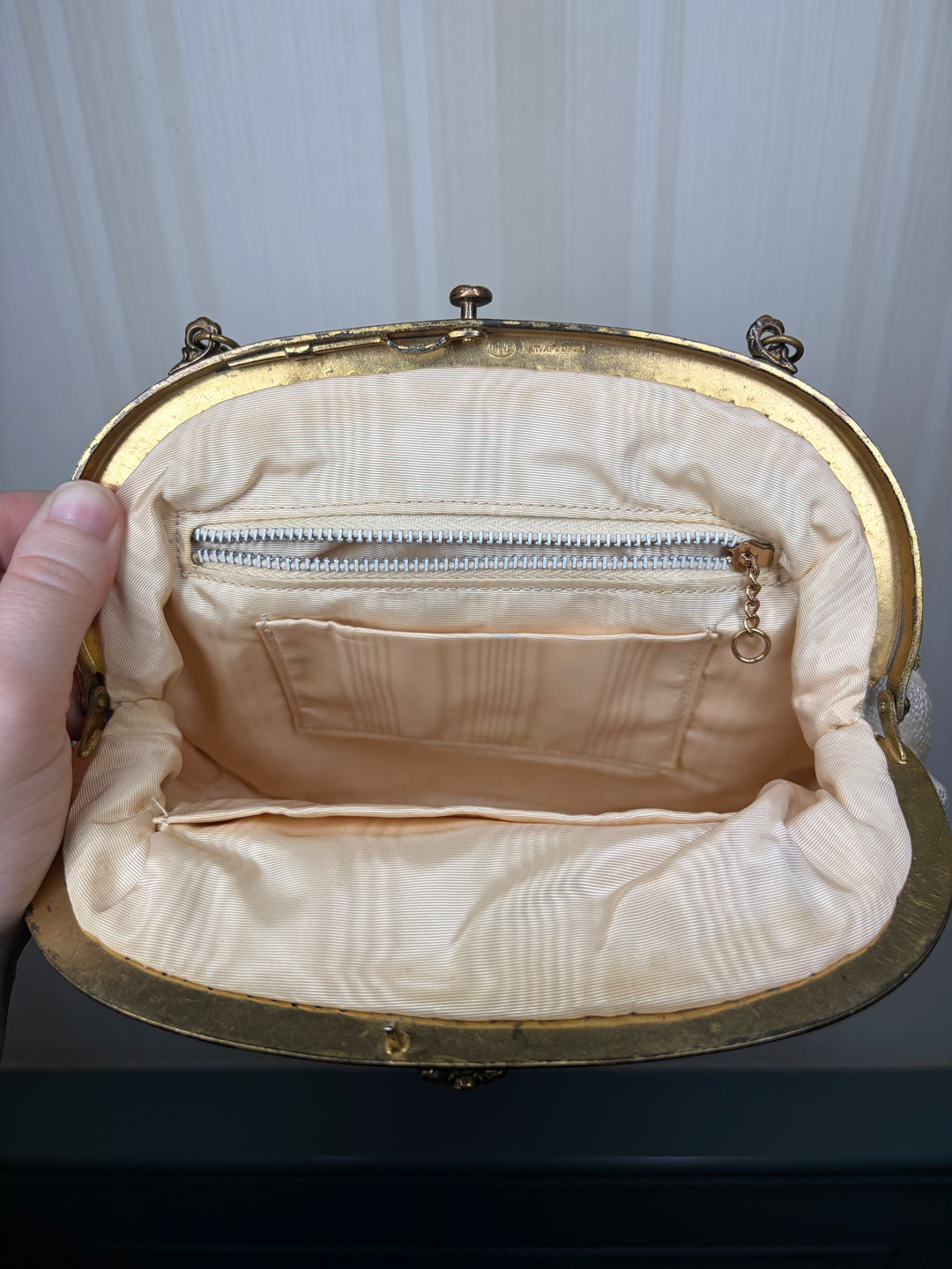 Vintage Butterfly Tapestry Evening Bag