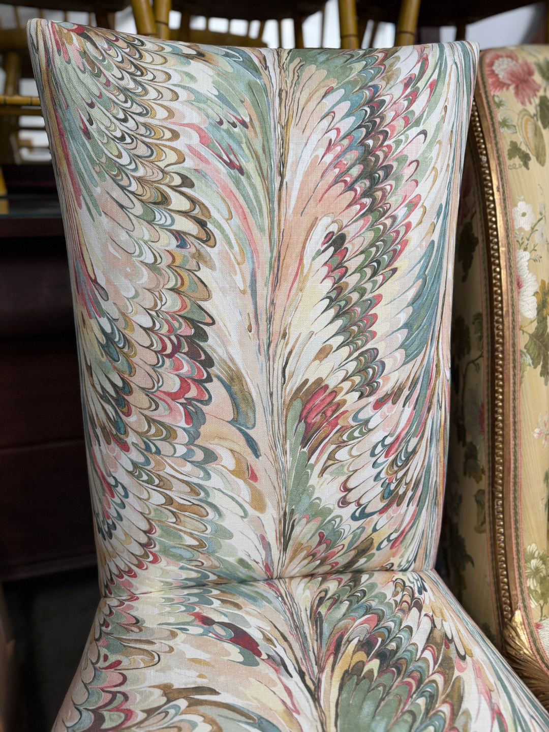 Colorful Upholstered Chair