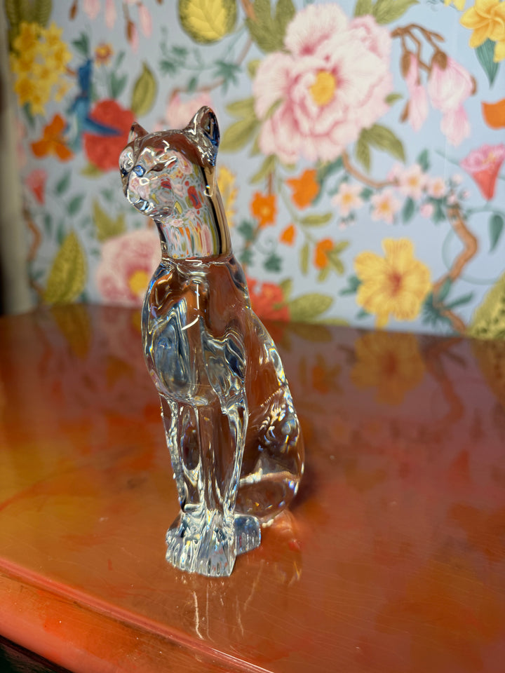 Baccarat Crystal Cat