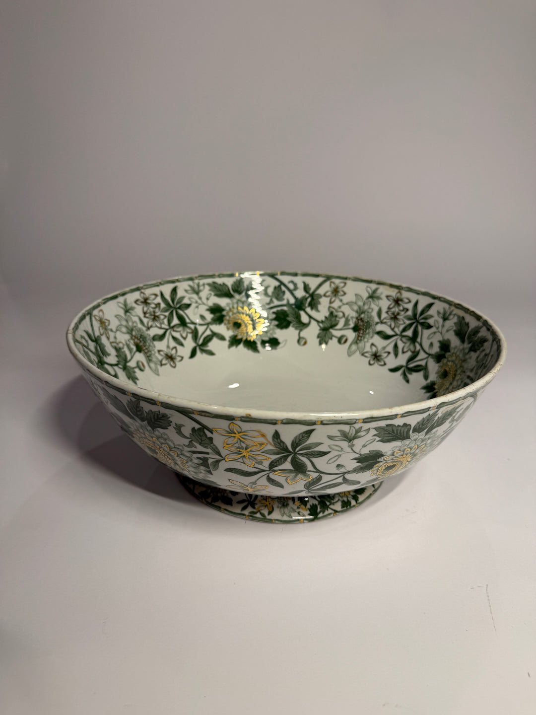 Green Famille Rose Bowl