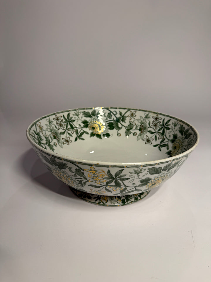 Green Famille Rose Bowl