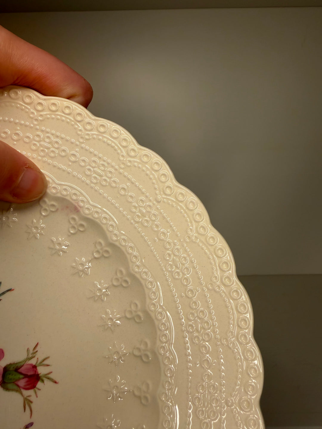 Spode Billingsley Rose Salad Plates - Set of 7