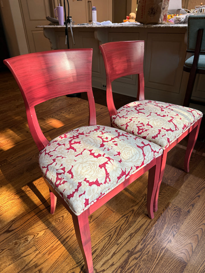 Matching Red Chairs (Online Only Item)