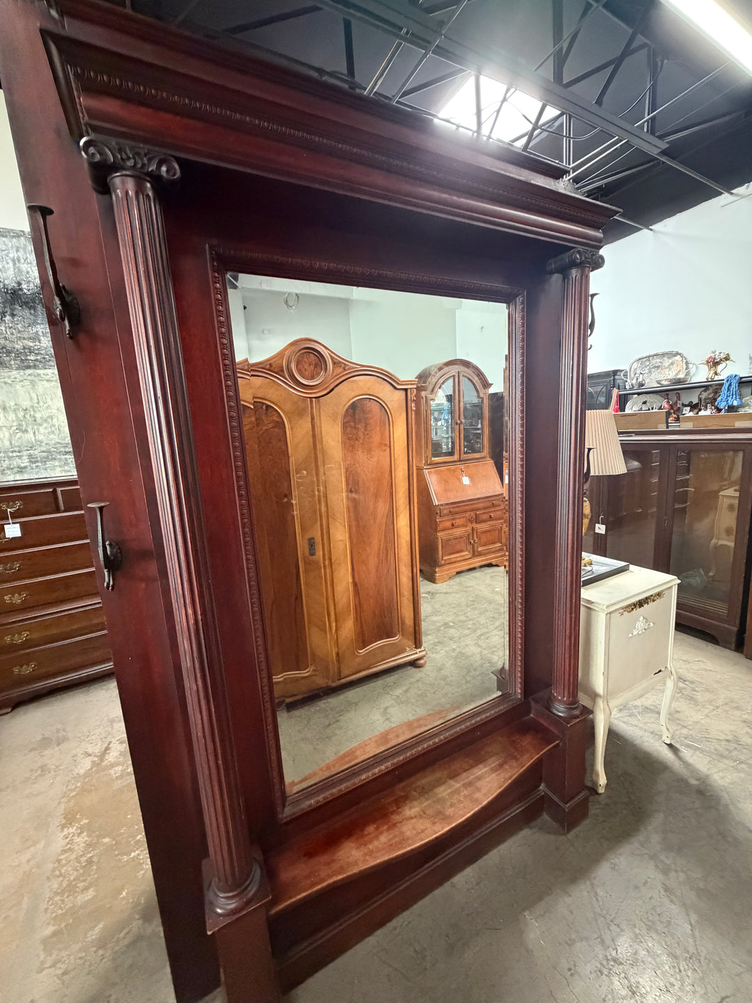 Antique Hall Mirror