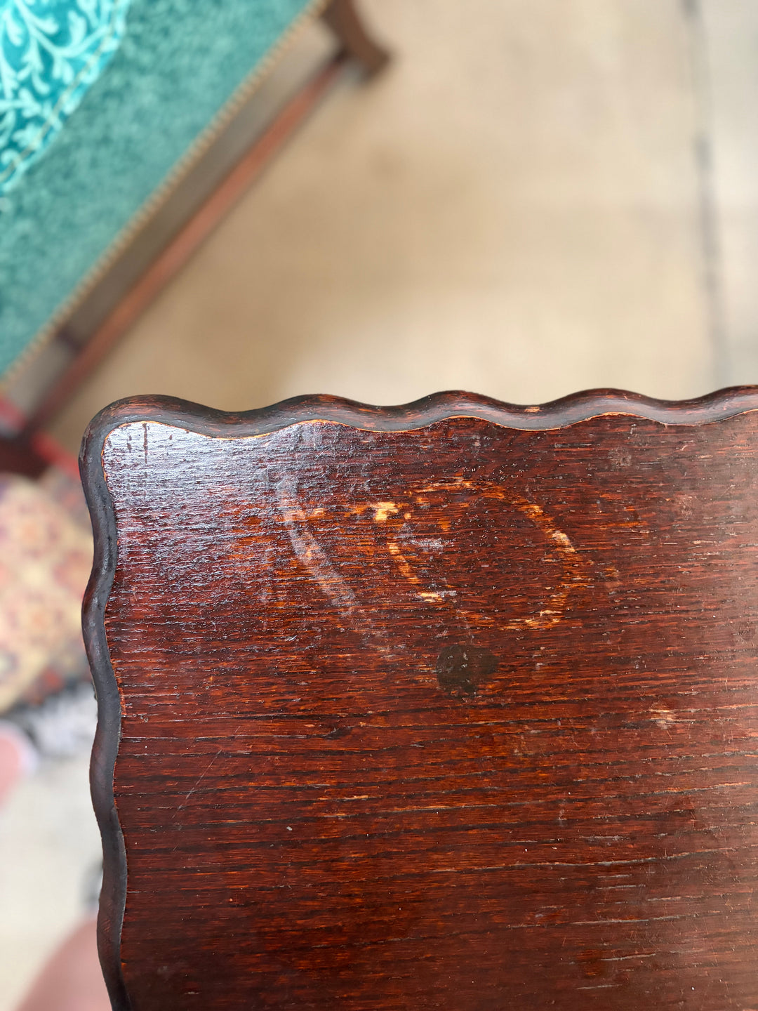 Oak Barley Twist Leg Table