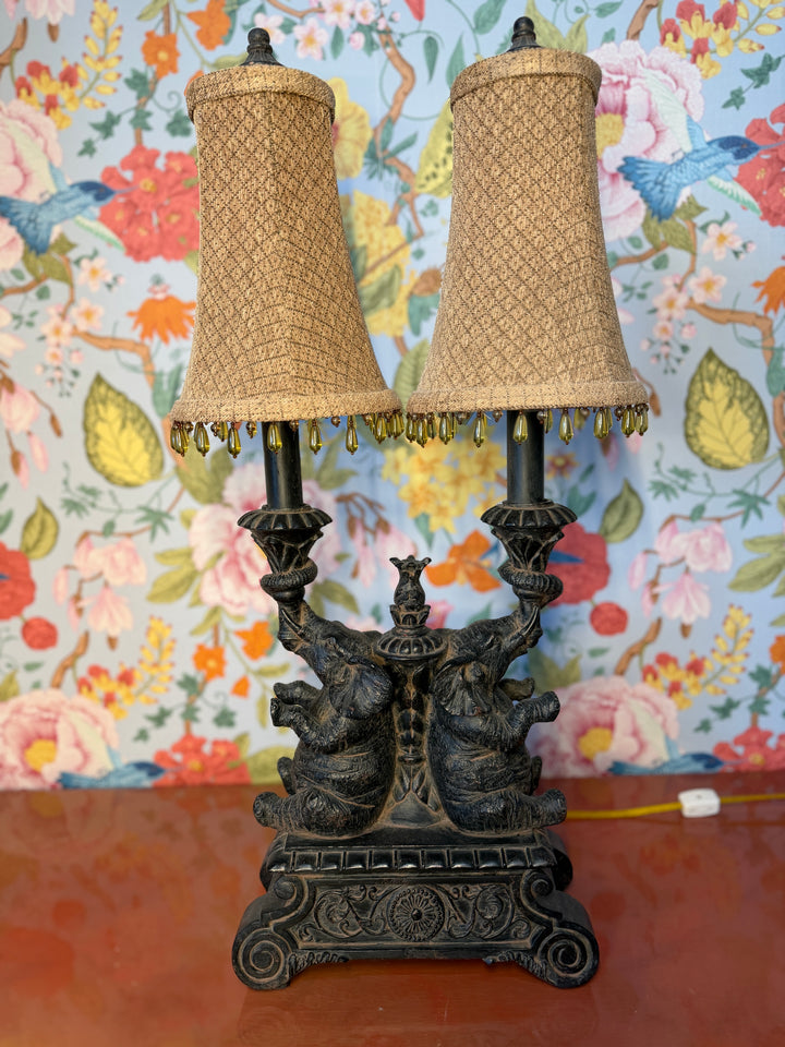 Marble Base Candelabras - Set of 2