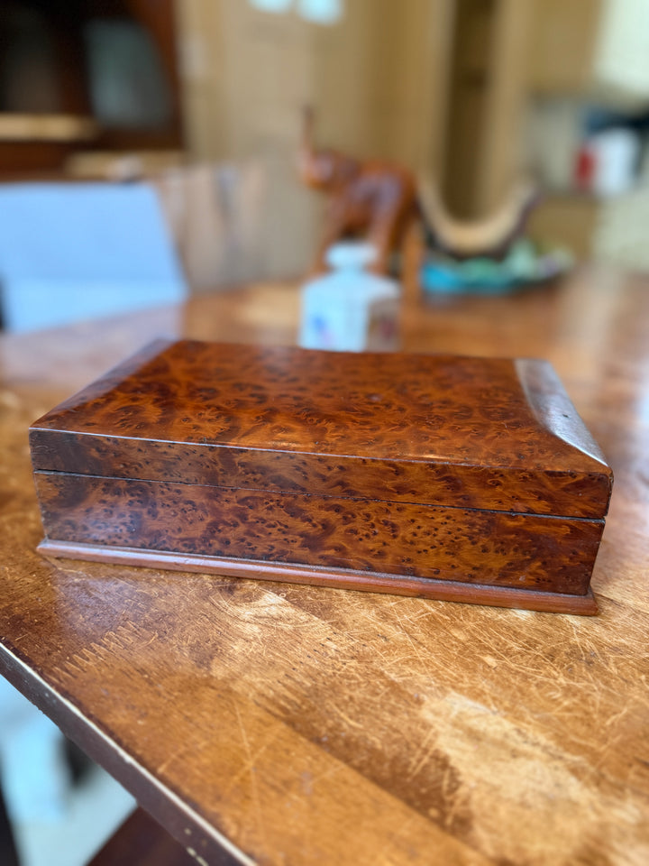 French Burlwood Jewelry Box