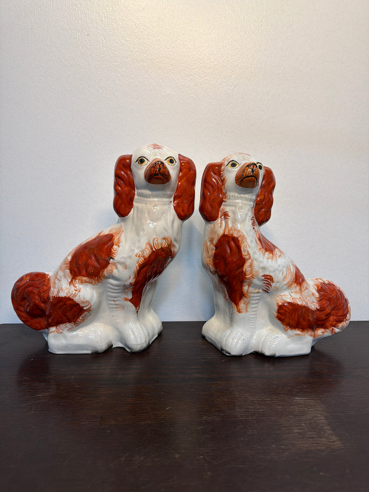 Pair of Antique Staffordshire Dogs