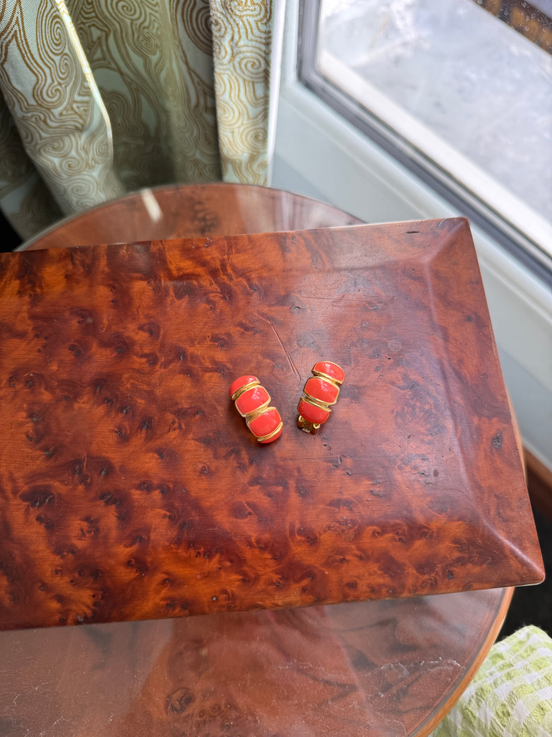 Vintage Costume Jewelry Earrings from Paris Flea Market