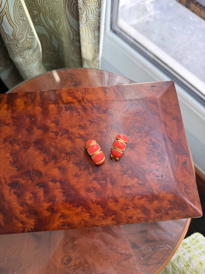 Vintage Costume Jewelry Earrings from Paris Flea Market