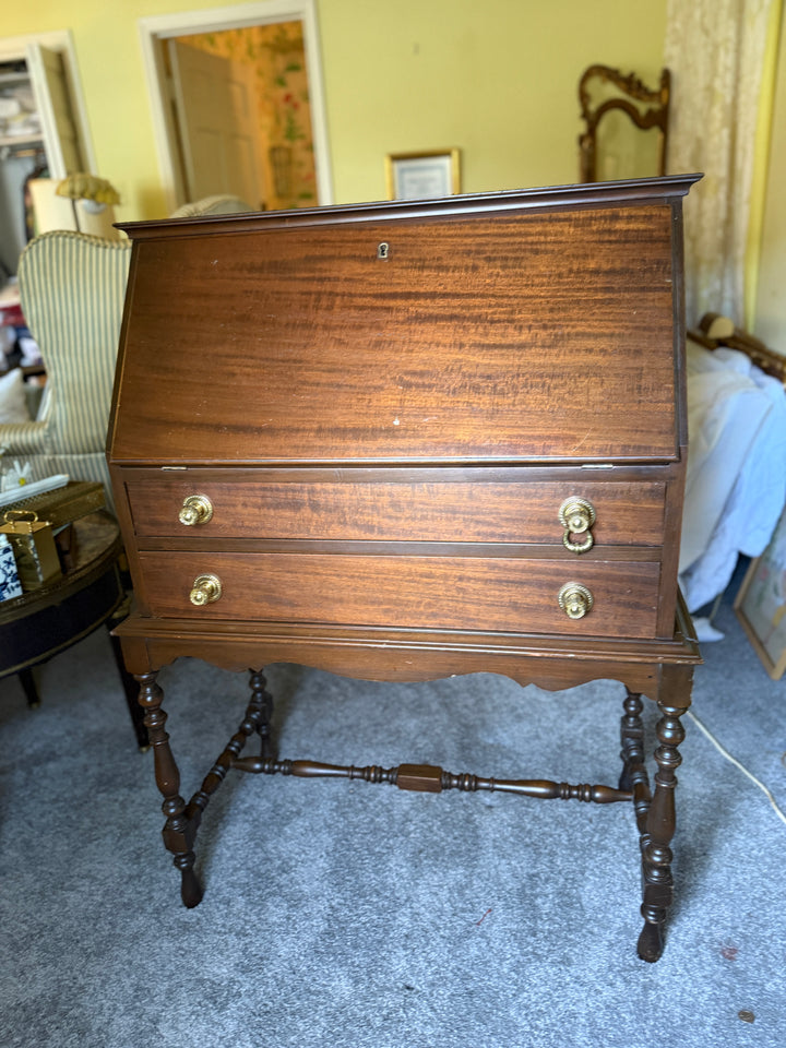 Slant Drop Front Secretary Desk