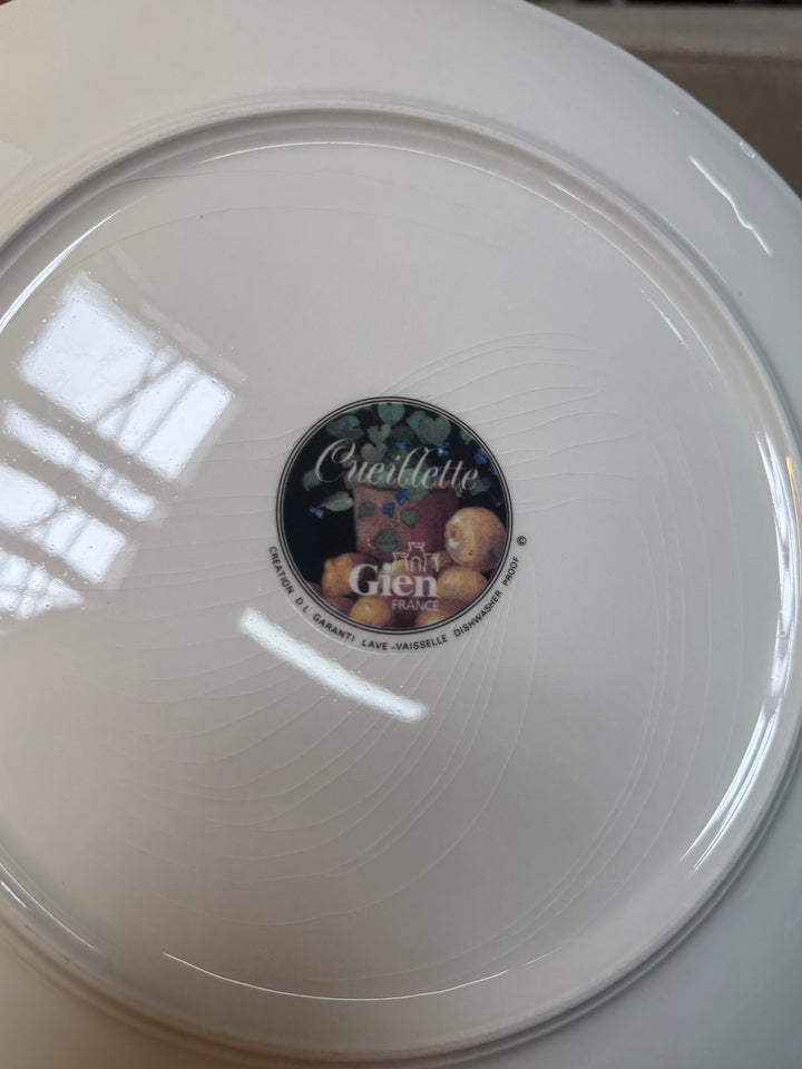 Set of 2 Gien Cueillette Plates