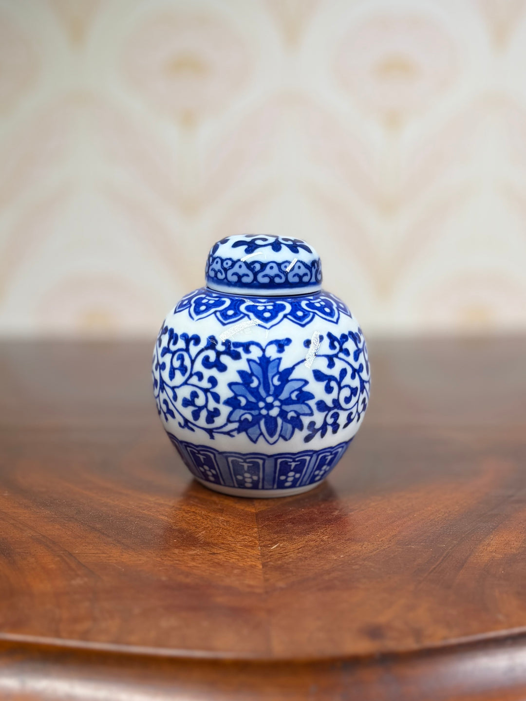 Blue and White Ginger Jar