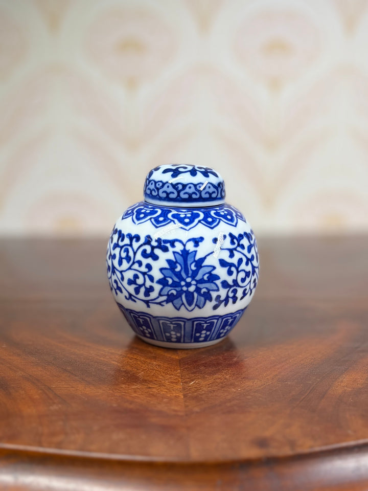 Blue and White Ginger Jar