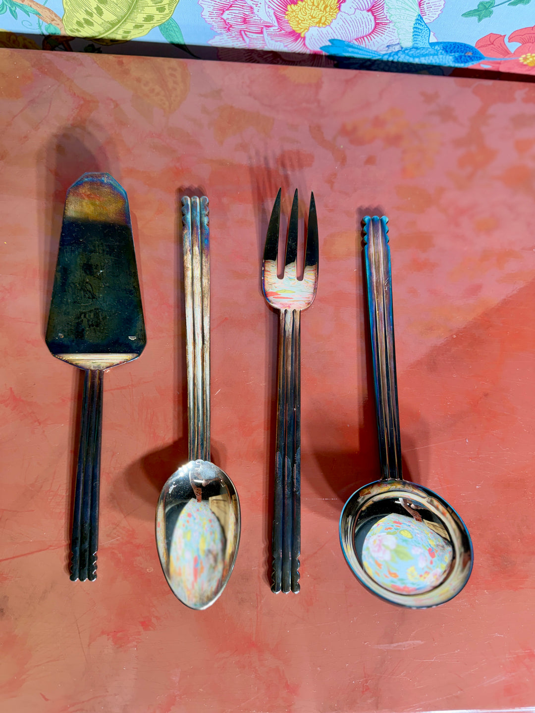 Puiforcat Silverplated Nantes Flatware (Service for 8 + 4 Serving Pieces)