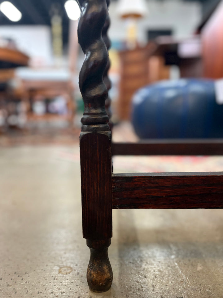 Oak Barley Twist Leg Table