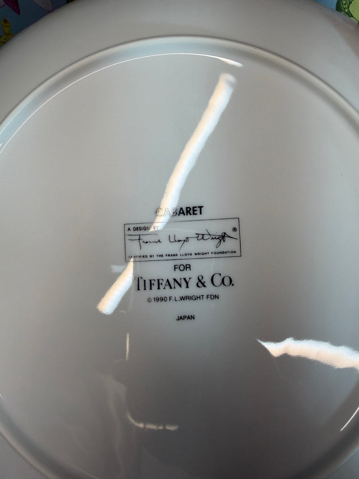 Vintage Tiffany & Co Frank Lloyd Wright Cabaret Plates (Set of 9)