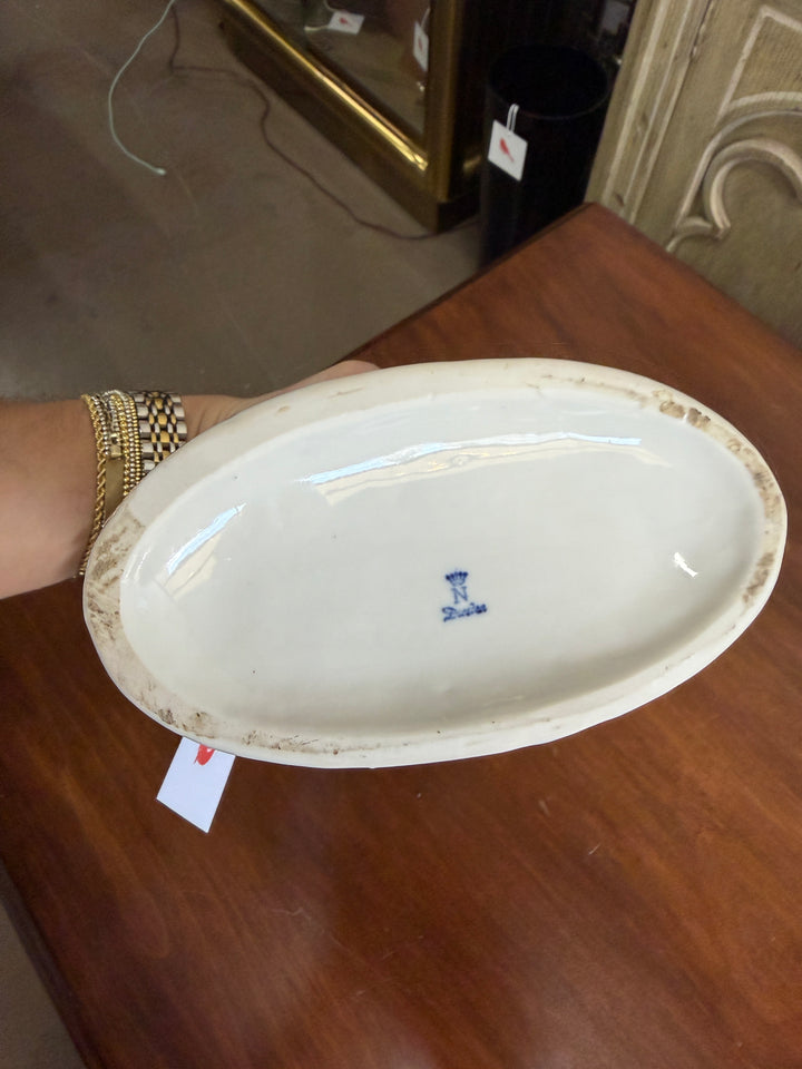 Vintage Porcelain Double Candleholder