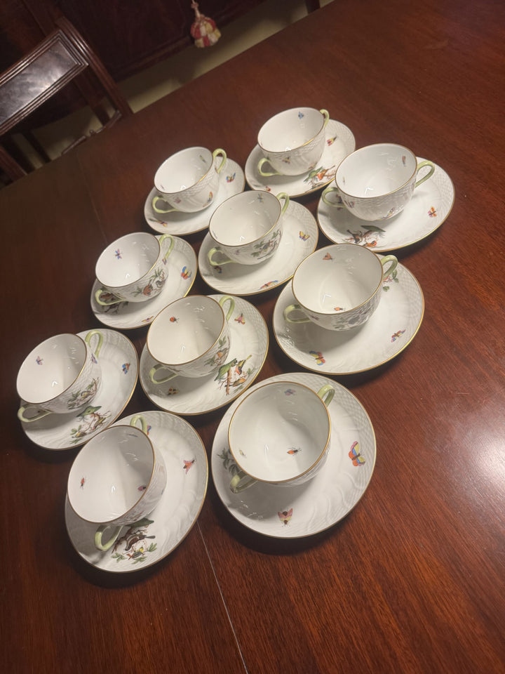 10 Herend Consommé Cups (#1716)