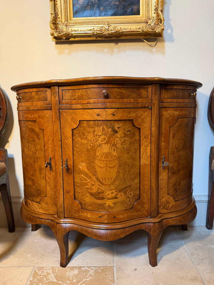 French Inlaid Marquetry Table (Online Only Item)