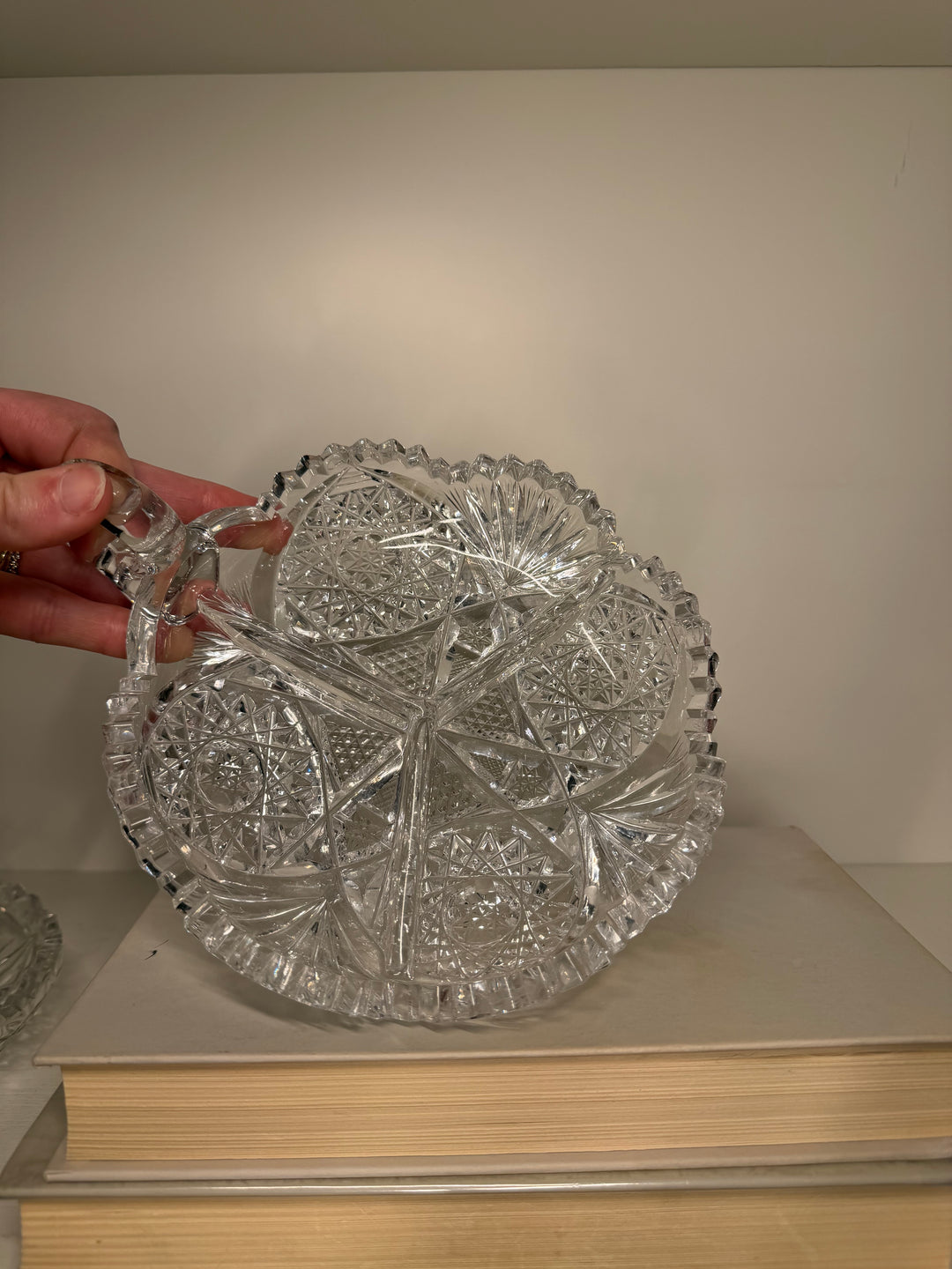 American Brilliant Cut Crystal Bowls - Set of 3