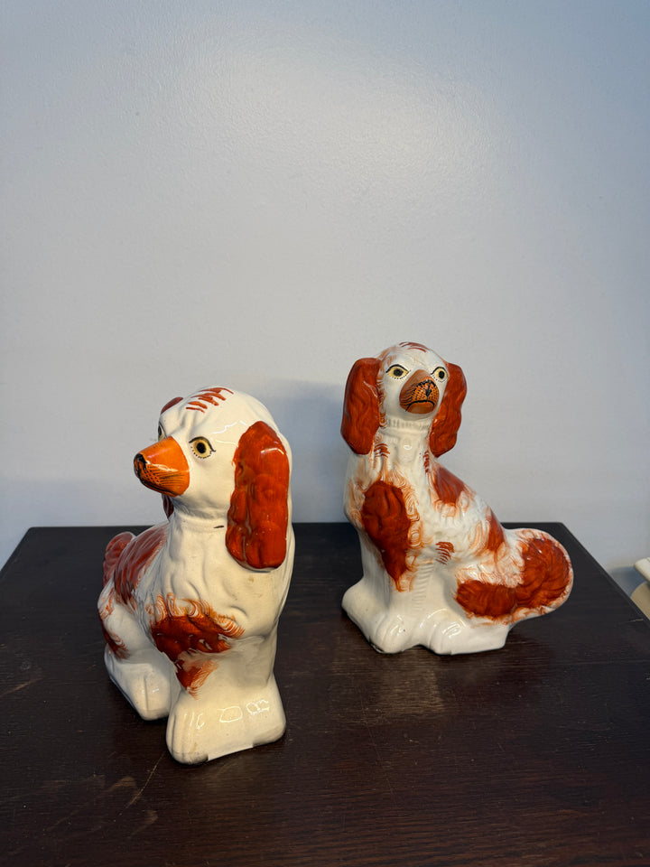 Pair of Antique Staffordshire Dogs