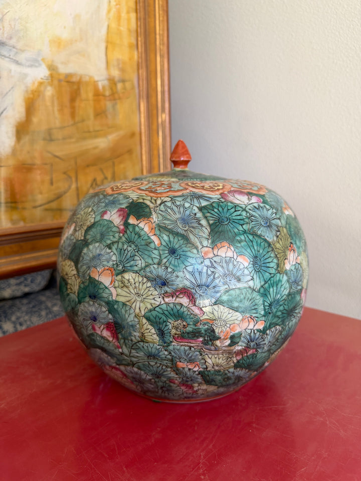 Vintage Japanese Ginger Jar