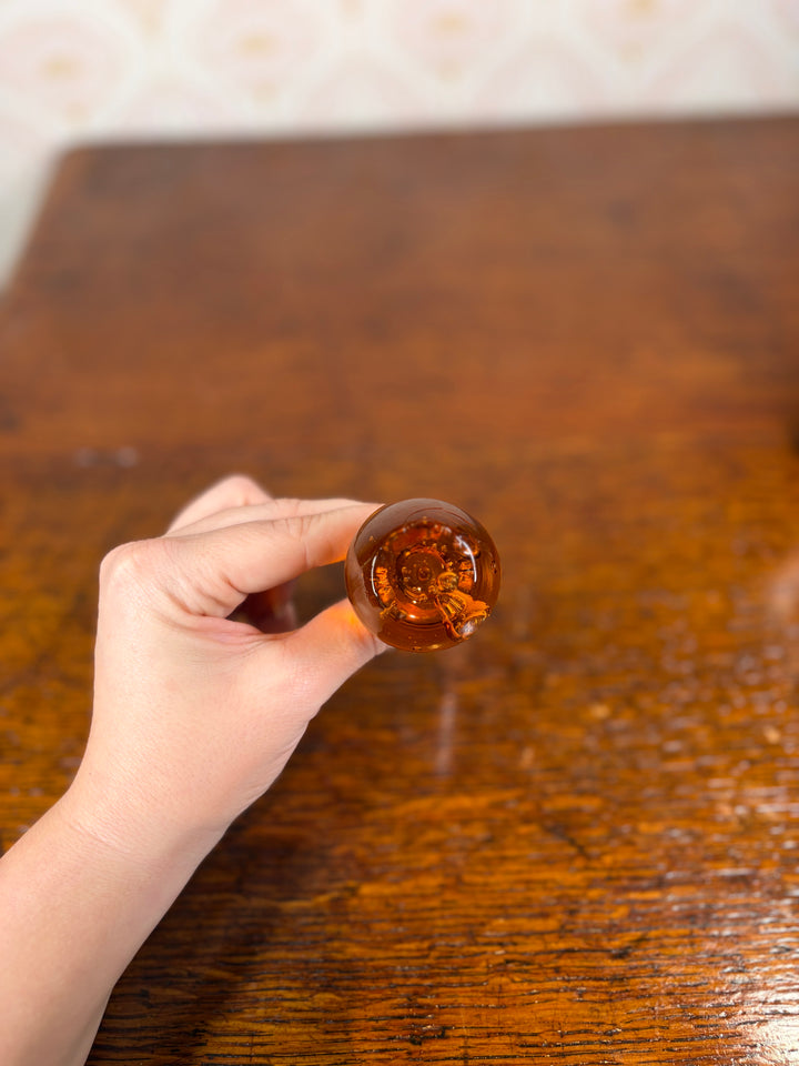 Vintage MCM Orange Ball Shot Glasses