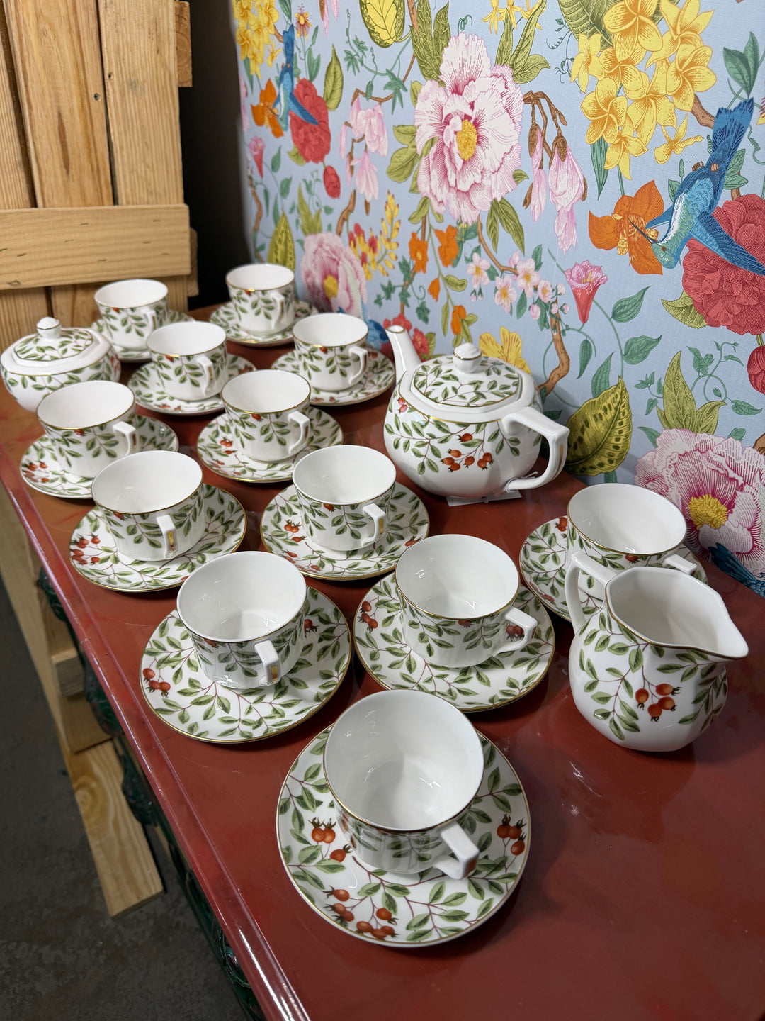 Vintage Tiffany & Co Arbor Tea Set (2000)
