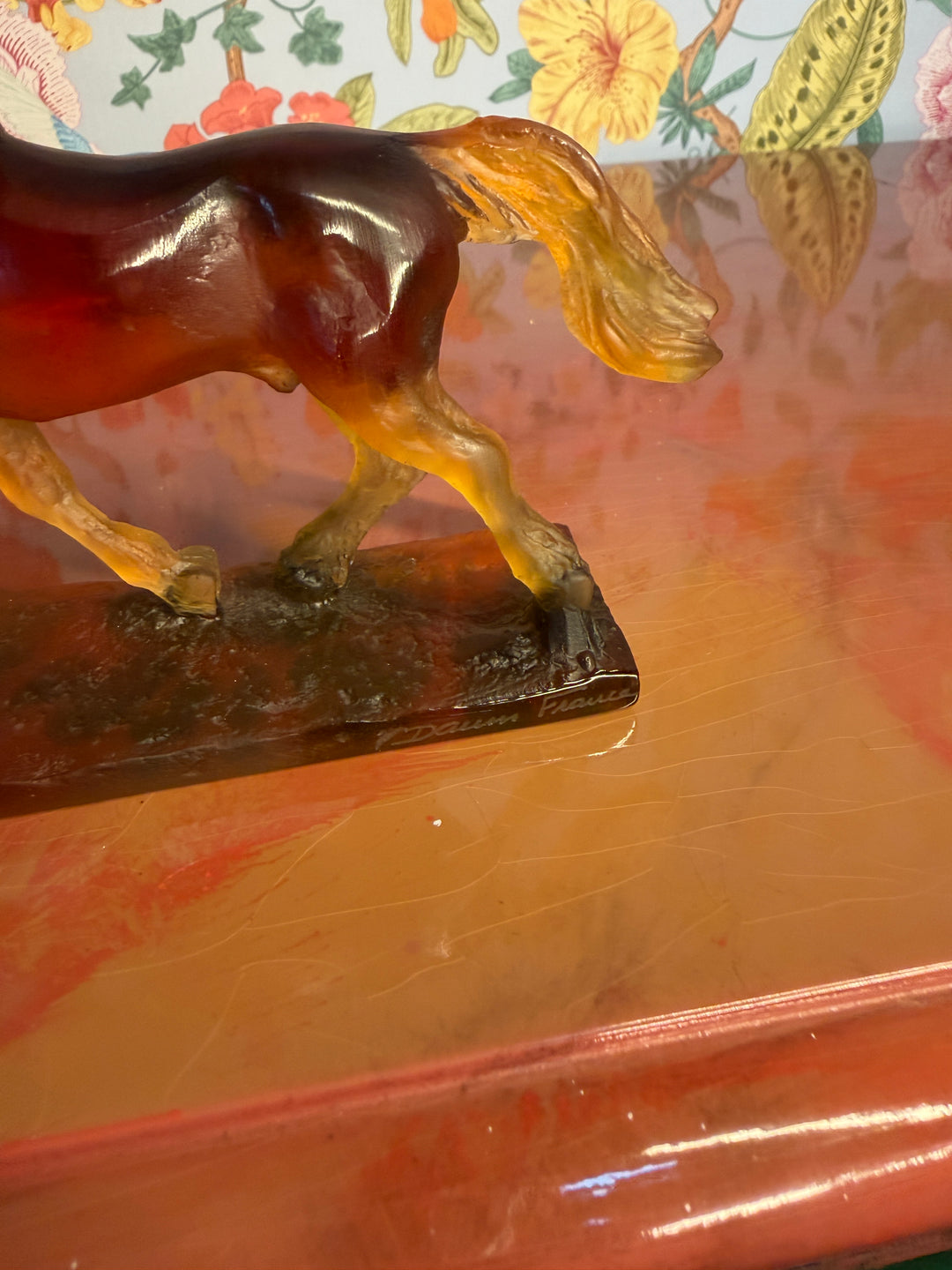 Daum Crystal Trotting Horse
