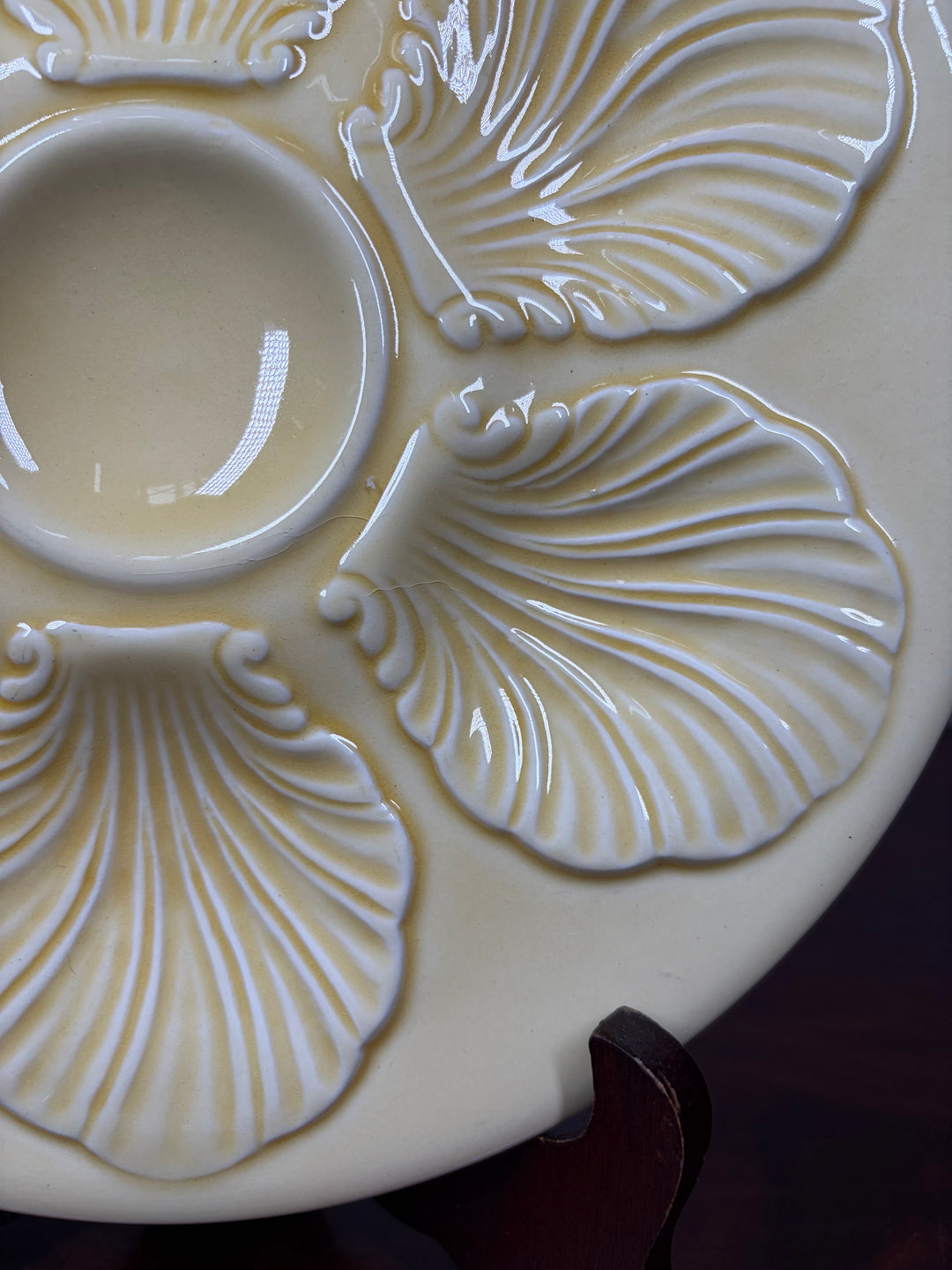 Yellow Oyster Plate