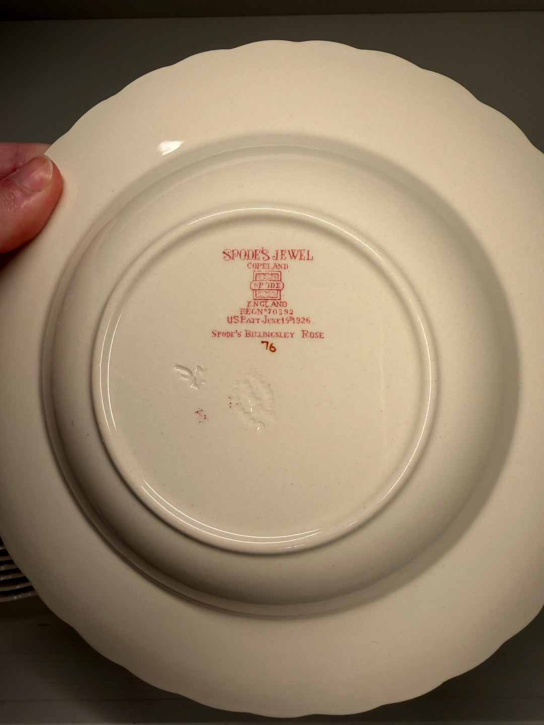 Spode Billingsley Rose Soup Bowls - Set of 8