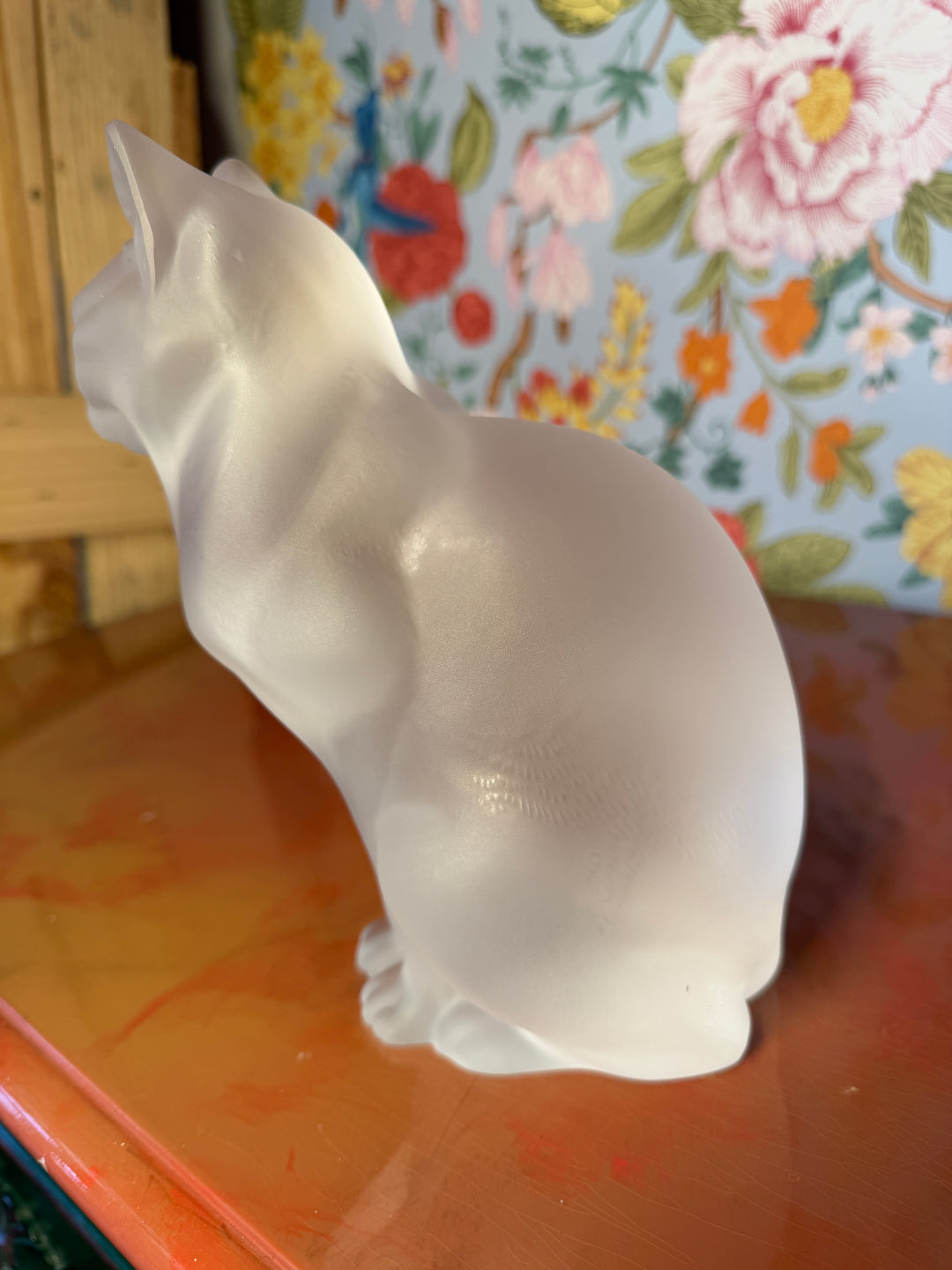 Lalique Cat Small Chip on Ear