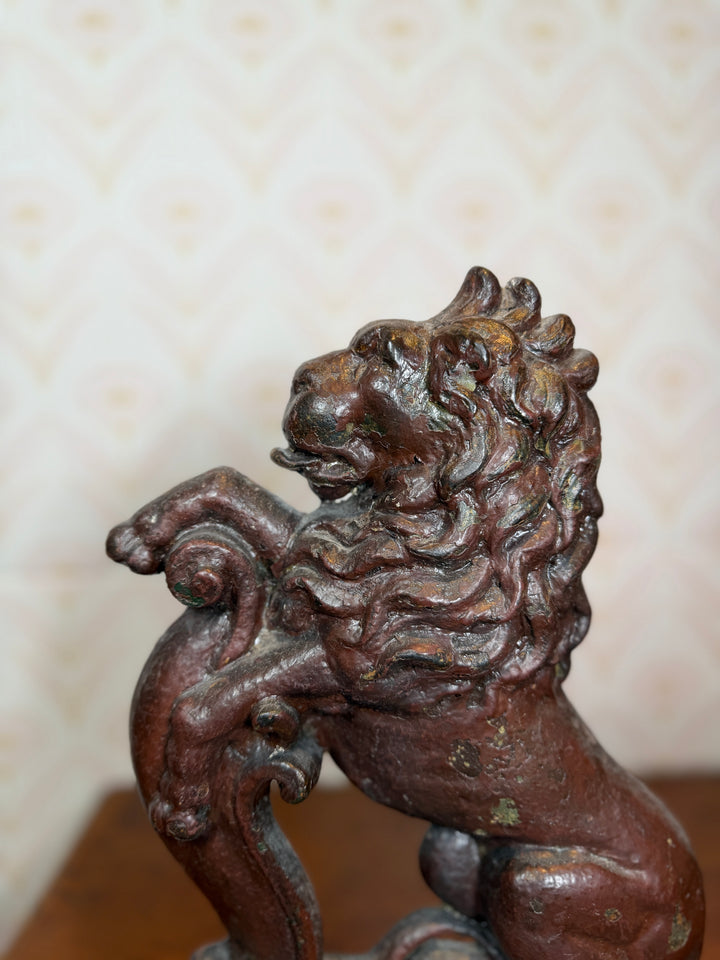 Lion Iron Door Stop
