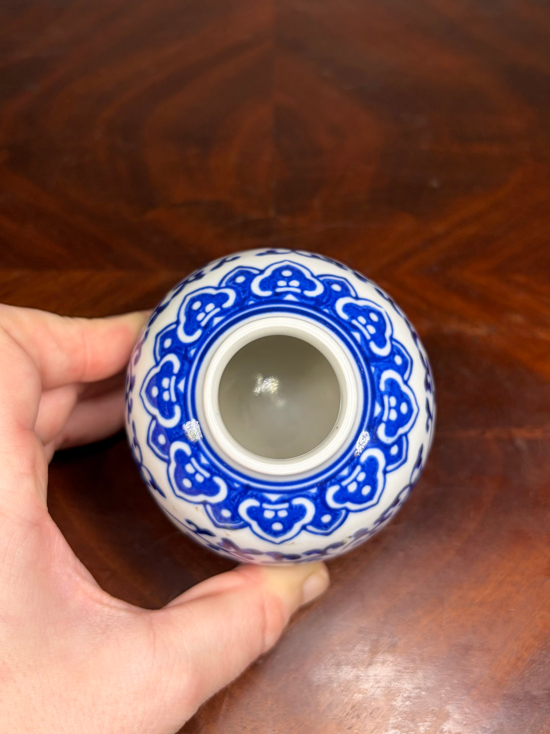 Blue and White Ginger Jar