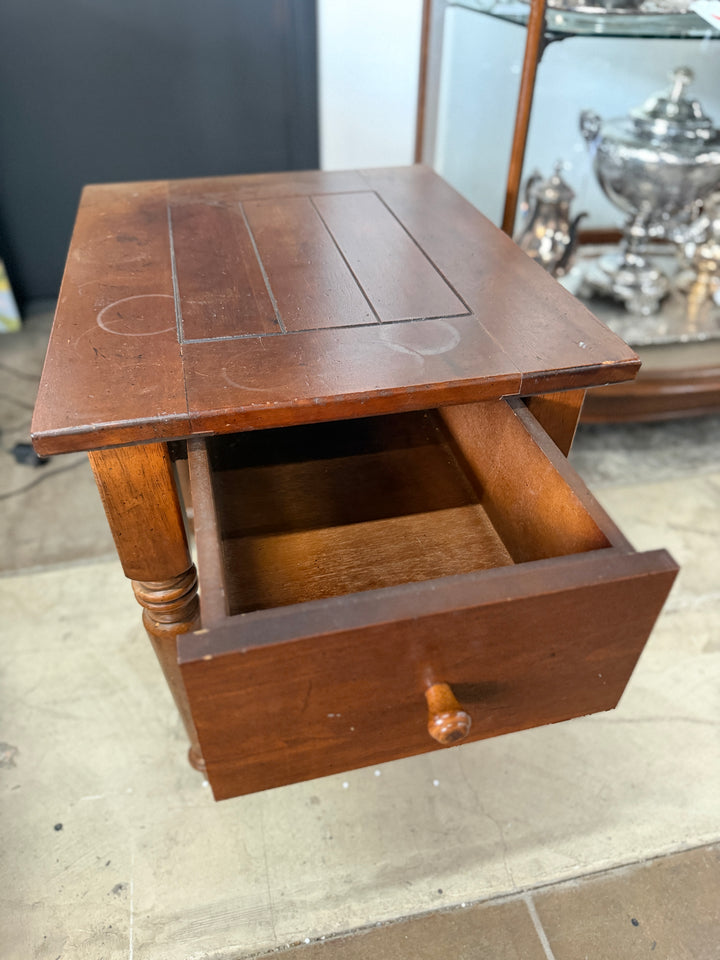 Vintage Sheraton Style Wooden Side Table