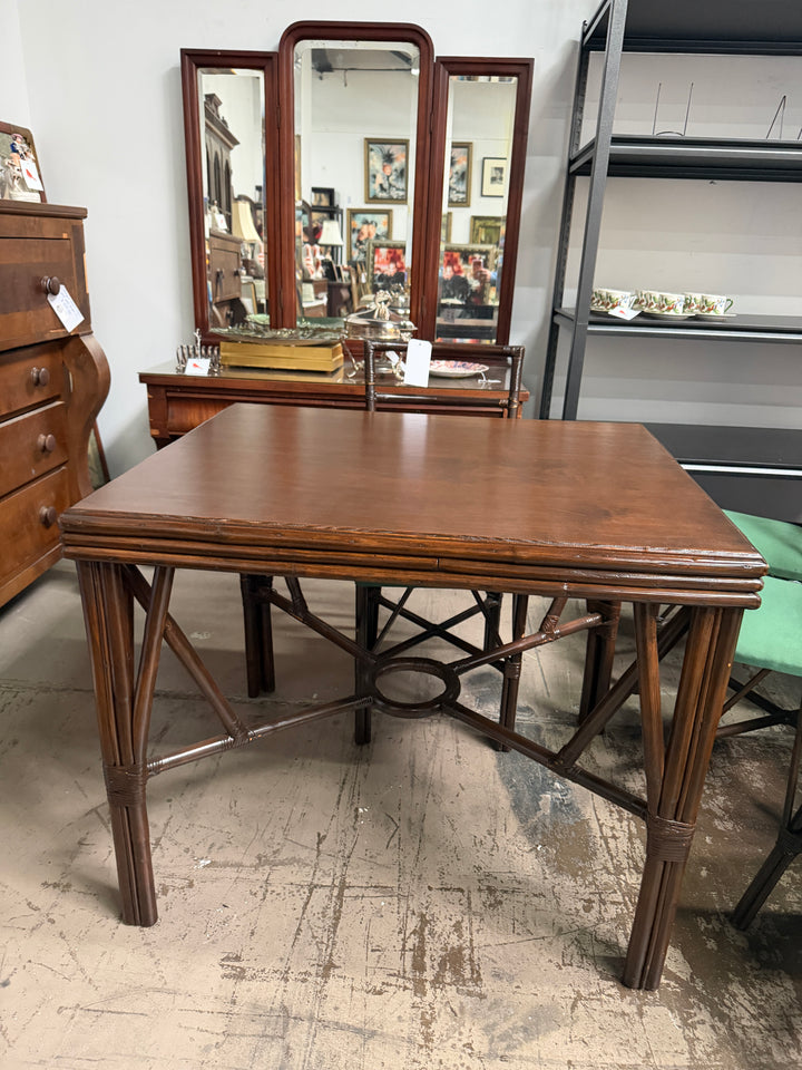 Bamboo Card Table