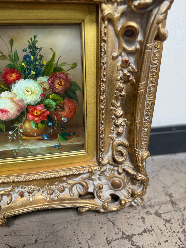 Moody Floral Original Oil Painting