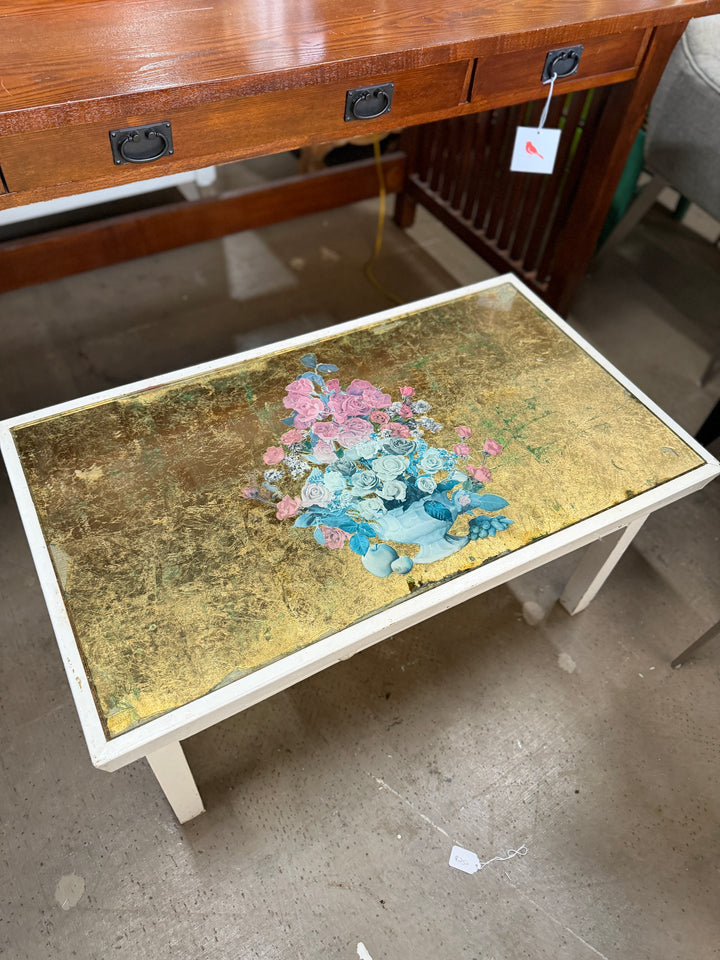 Antique Gold Leaf Coffee Table