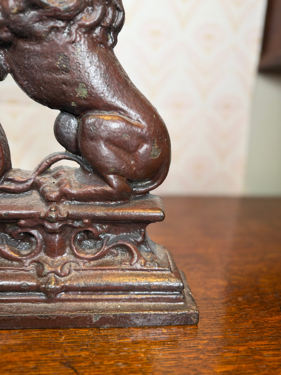 Lion Iron Door Stop