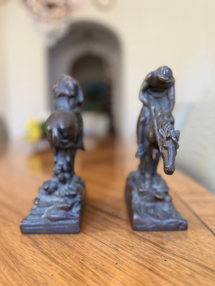 “End of the Trail” Bookends