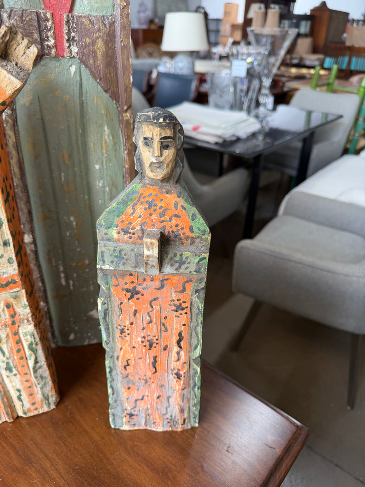 Nine Mexican Folk Art Figurines